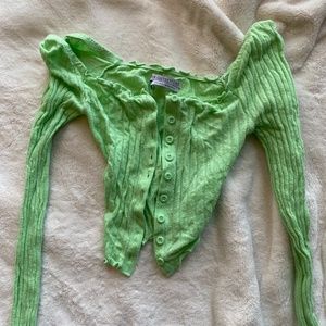 urban outfitter's green top